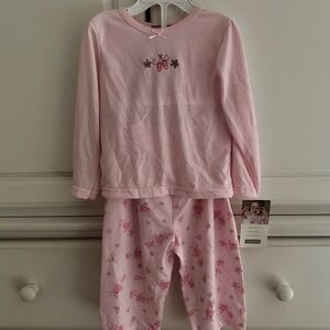 Girls Pajamas Pink Ballet 2 Piece Set Size 24 months Carter’s NEW with Tag